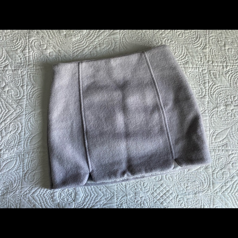 Light purple mini skirt